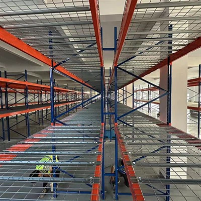 Paluba od pocinčane žičane mreže za skladištenje